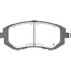 BPA0951.11 OPEN PARTS Комплект тормозных колодок, дисковый тормоз