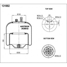 34390-02  K Airtech Кожух пневматической рессоры