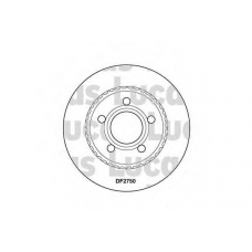 DF2750 TRW Тормозной диск