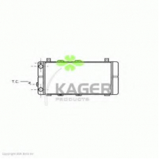 31-1421 KAGER Радиатор, охлаждение двигателя