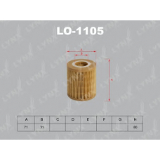 LO-1105 LYNX Фильтр масляный