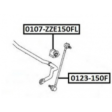 0107-ZZE150FL ASVA Втулка, стабилизатор