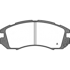 BPA0191.12 OPEN PARTS Комплект тормозных колодок, дисковый тормоз