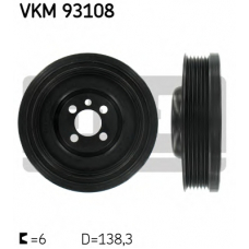 VKM 93108 SKF Ременный шкив, коленчатый вал