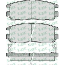 05P524 LPR Комплект тормозных колодок, дисковый тормоз