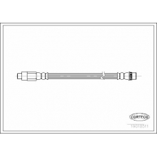 19018511 CORTECO Тормозной шланг
