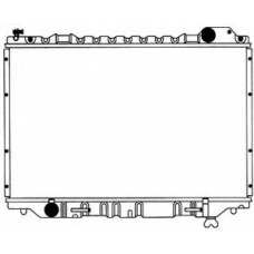 1461-0239A SAKURA  Automotive Радиатор, охлаждение двигателя