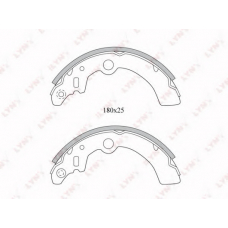 BS5101 LYNX Колодки тормозные барабанные