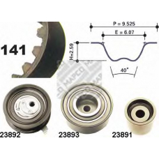 73810 MAPCO Комплект ремня грм