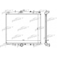 PRS3595 PATRON Радиатор, охлаждение двигателя