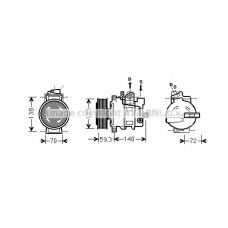 AIK313 AVA Компрессор, кондиционер