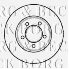 BBD4044 BORG & BECK Тормозной диск