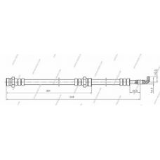 M370A11 NPS Тормозной шланг