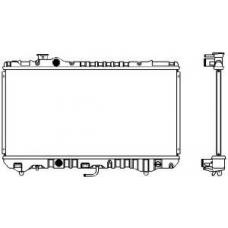 1460-0118 SAKURA  Automotive Радиатор, охлаждение двигателя