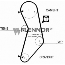 4434V FLENNOR Ремень ГРМ