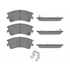 SP 444 PR SCT Комплект тормозных колодок, дисковый тормоз