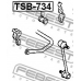TSB-734 FEBEST Опора, стабилизатор