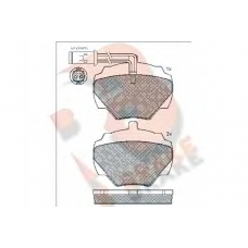 RB0702 R BRAKE Комплект тормозных колодок, дисковый тормоз