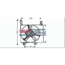 1880251 KUHLER SCHNEIDER Вентилятор, охлаждение двигателя