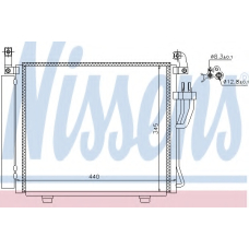 940206 NISSENS Конденсатор, кондиционер