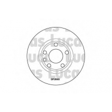 DF2665 TRW Тормозной диск