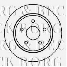 BBD4248 BORG & BECK Тормозной диск