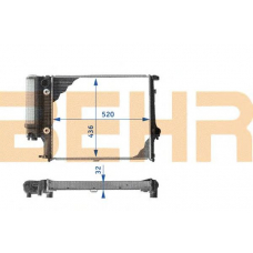 2109044 BEHR Radiator