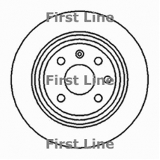 FBD448 FIRST LINE Тормозной диск