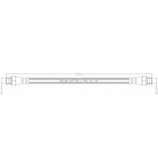 6581 REMKAFLEX Тормозной шланг