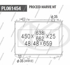 M156A56 NPS Радиатор, охлаждение двигателя