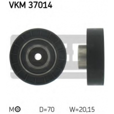 VKM 37014 SKF Натяжной ролик, поликлиновой  ремень