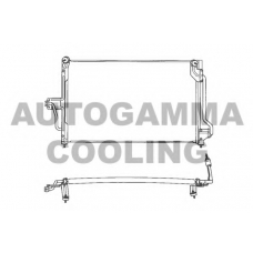 101707 AUTOGAMMA Конденсатор, кондиционер