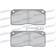 AC058500D AC Delco Комплект тормозных колодок, дисковый тормоз