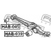 HAB-045 FEBEST Подвеска, рычаг независимой подвески колеса