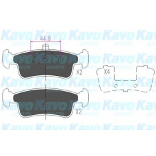 KBP-8514 KAVO PARTS Комплект тормозных колодок, дисковый тормоз