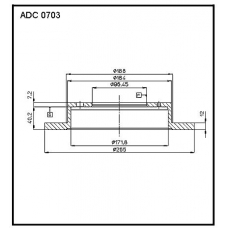 ADC 0703 Allied Nippon Гидравлические цилиндры