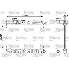 730433 VALEO Радиатор, охлаждение двигателя