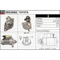 DRS3866 DELCO REMY Стартер