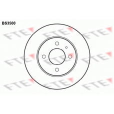 BS3500 FTE Тормозной диск