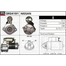DRS4191 DELCO REMY Стартер
