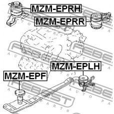 MZM-EPF FEBEST Подвеска, двигатель