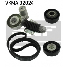 VKMA 32024 SKF Поликлиновой ременный комплект