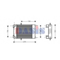 486140N AKS DASIS Масляный радиатор, двигательное масло