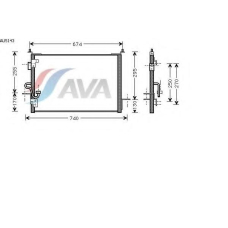 AU5143 AVA Конденсатор, кондиционер