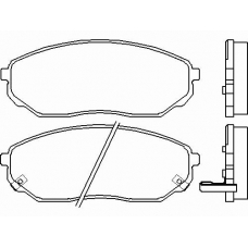 P 30 019 BREMBO Комплект тормозных колодок, дисковый тормоз