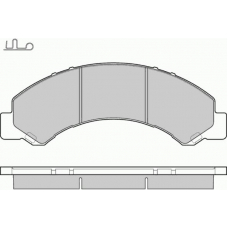 12-1235 E.T.F. Комплект тормозных колодок, дисковый тормоз