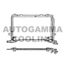 101732 AUTOGAMMA Конденсатор, кондиционер