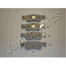 PP-900AF JAPANPARTS Комплект тормозных колодок, дисковый тормоз