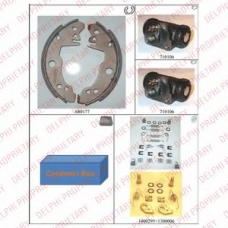 659 DELPHI Комплект тормозных колодок