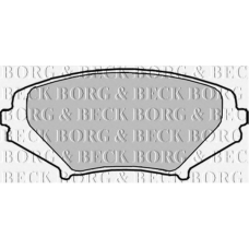 BBP1915 BORG & BECK Комплект тормозных колодок, дисковый тормоз